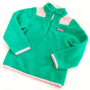 Vineyard Vines Girls Fleece Shep Shirt Size XS